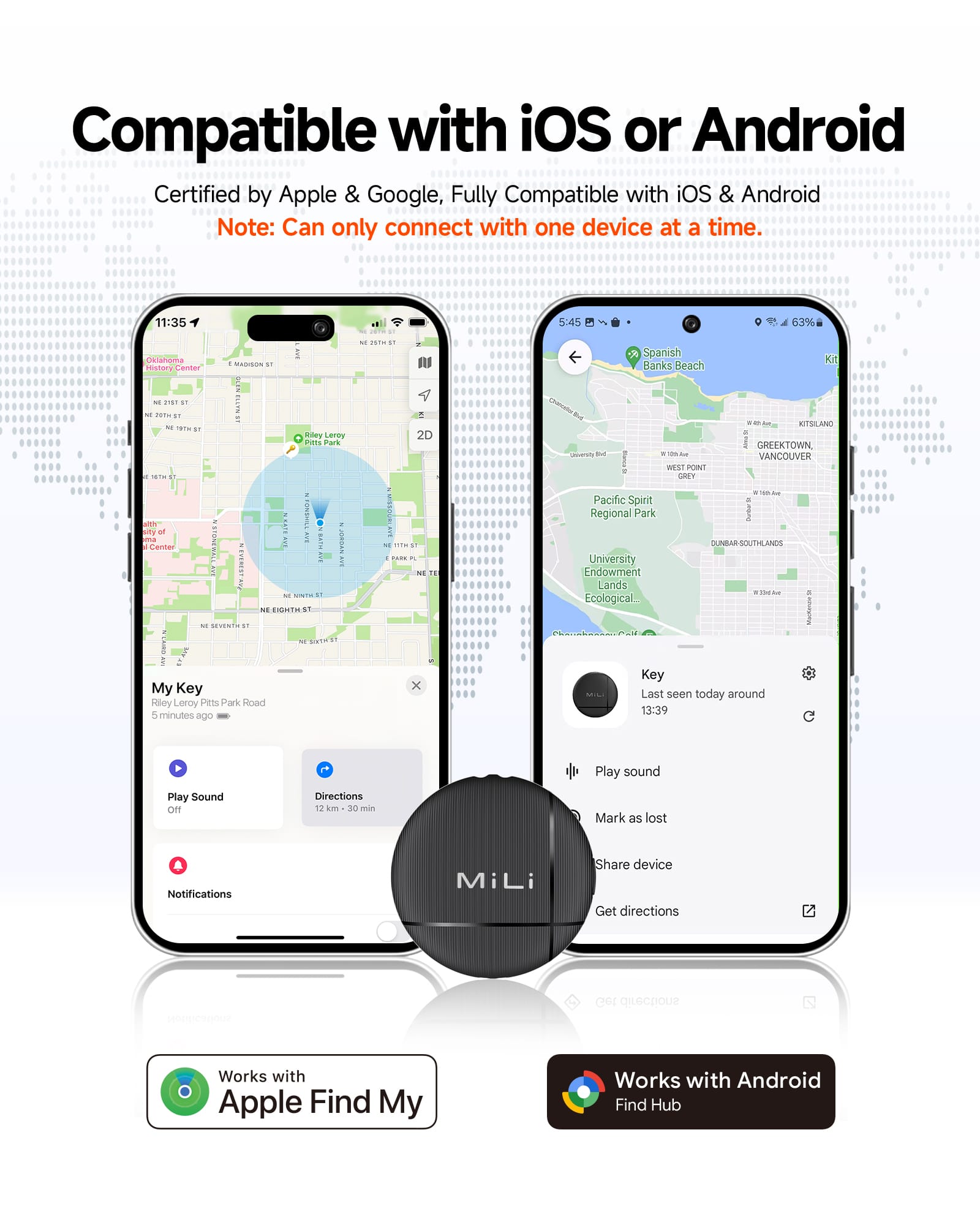 MiLi MiTag Duo Smart Finder for both Android & iOS - Image 2