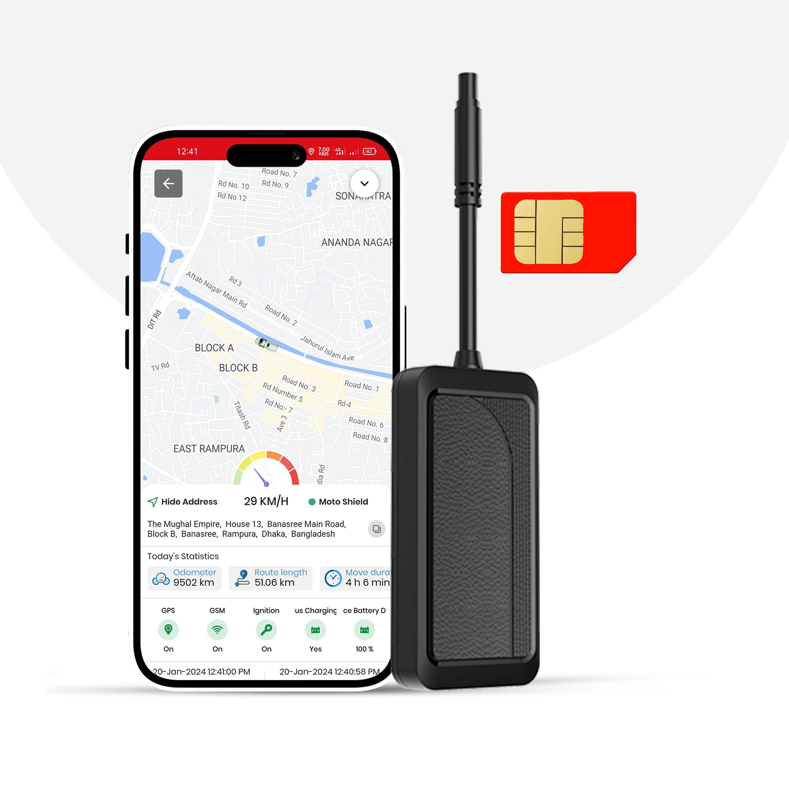 Standard GPS Tracker (Without Voice)