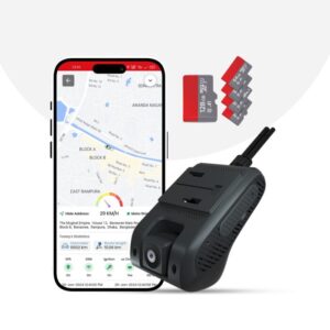 Jimi IOT JC261P Front and inside camera with 4G, WiFi, ADAS Live Video Dash Cam JC261, Driver Behaviour monitoring